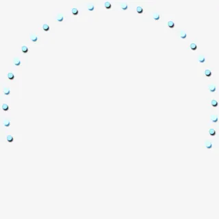 蓝色圆点卡通弧形背景