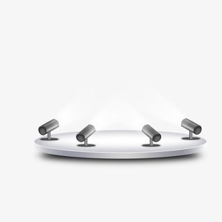 立体演唱舞台组合聚光灯展示舞台免抠