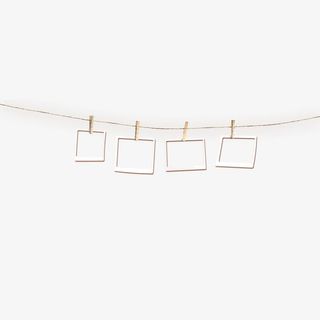 绳子上便利贴边框免抠