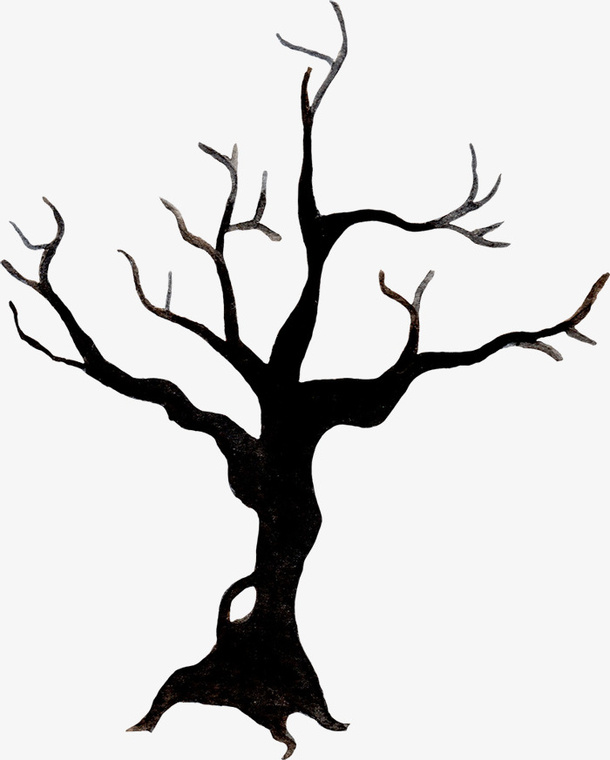 万圣节树枝元素免抠