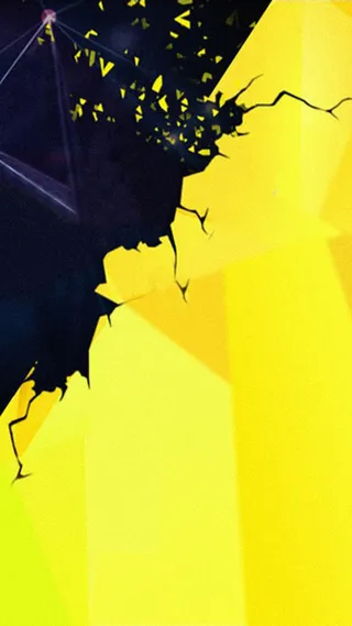 黄黑色渐变H5背景高清