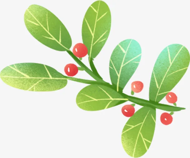 植物元素卡通免抠