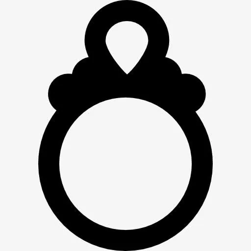 结婚戒指图标免抠