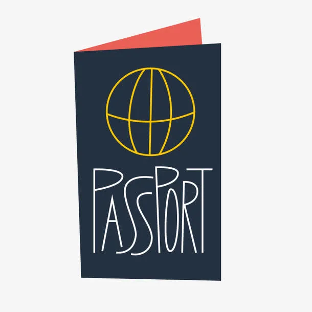 地球旅游手册免抠