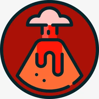 火山图标免抠
