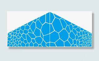 蓝色水立方图免抠