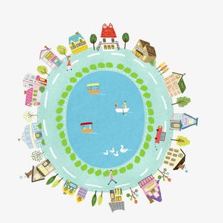 创意游泳池免抠图免抠