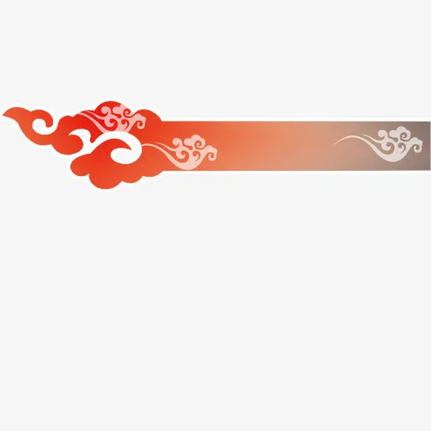 红色中国风节日装饰免抠