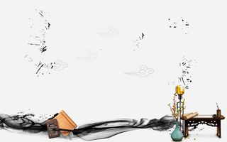 高考冲刺水墨风海报背景高清