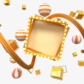 活动标题框背景元素