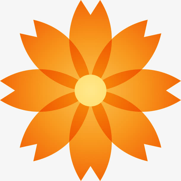 抽象花朵图案免抠