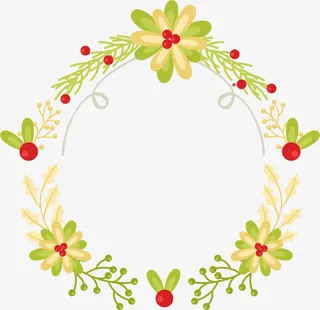 圣诞装饰边框免抠