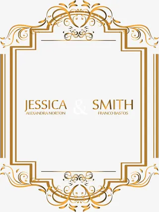 精美婚礼请帖免抠