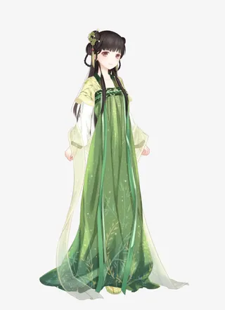 古风古装女小姑娘免抠