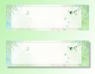 清新春天banner海报背景高清文艺清新背景