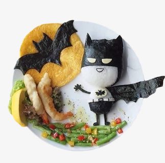 蝙蝠侠创意摆盘免抠