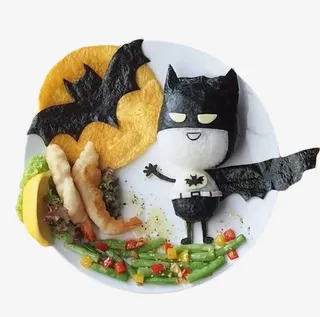 蝙蝠侠创意摆盘免抠