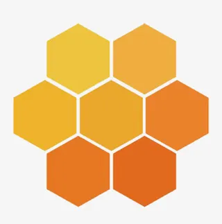 简约蜂窝网格免抠