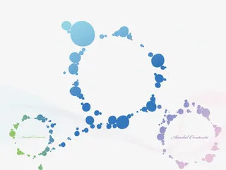 渐变 圆环 背景