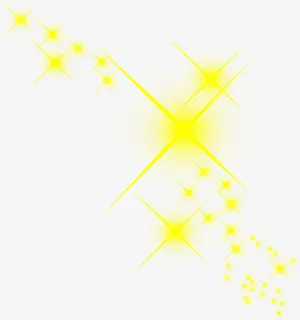 金色闪烁招聘海报免抠