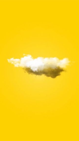 黄色小清新桌面壁纸免抠