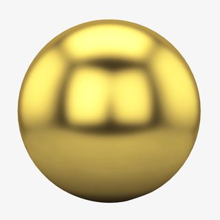 金色球体插画免抠