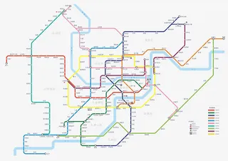 重庆地铁线路图免抠