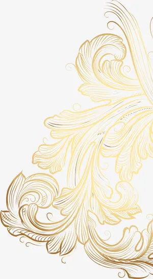 金色花纹PNG免抠 金色花纹PNG免抠