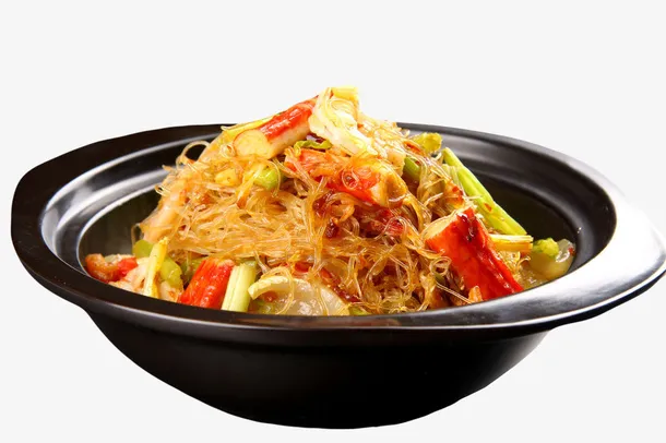 海鲜砂锅粉丝免扣系列免抠