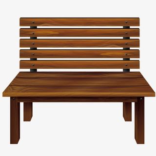 矢量公园椅子免抠