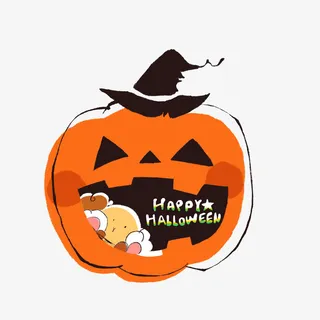 万圣节英文南瓜免抠