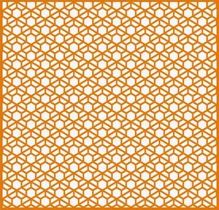 圆圈古典古风窗棂免抠