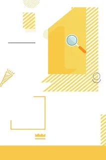 招聘几何黄色色块简约背景高清