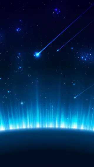 蓝色光影H5背景高清