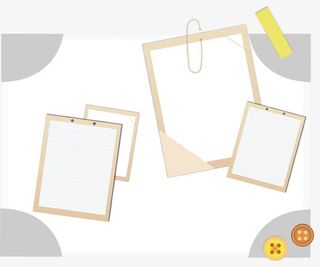 面板留言板素材免抠