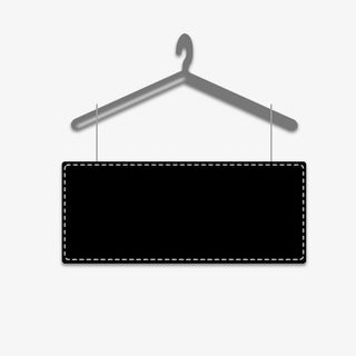 衣挂师黑色标签免抠