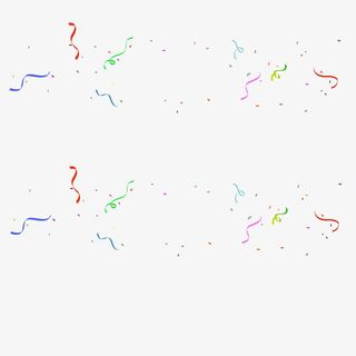 海报装饰气氛彩带免抠