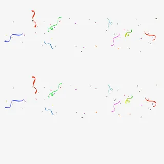 海报装饰气氛彩带免抠