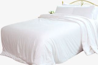 白色家纺被子四件套免抠