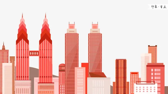 重庆双子塔免抠