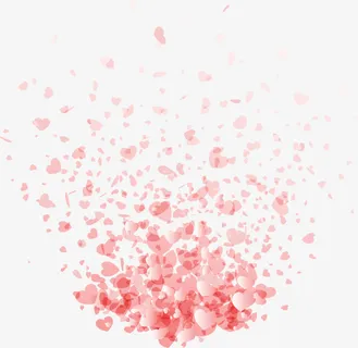 漂浮的小花瓣免抠