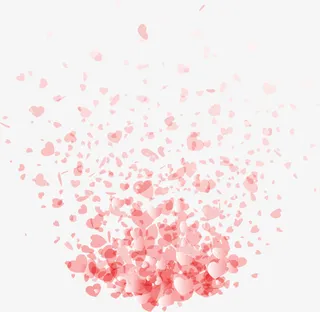 漂浮的小花瓣免抠