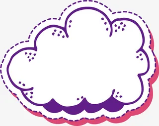 烟雾效果促销标签免抠