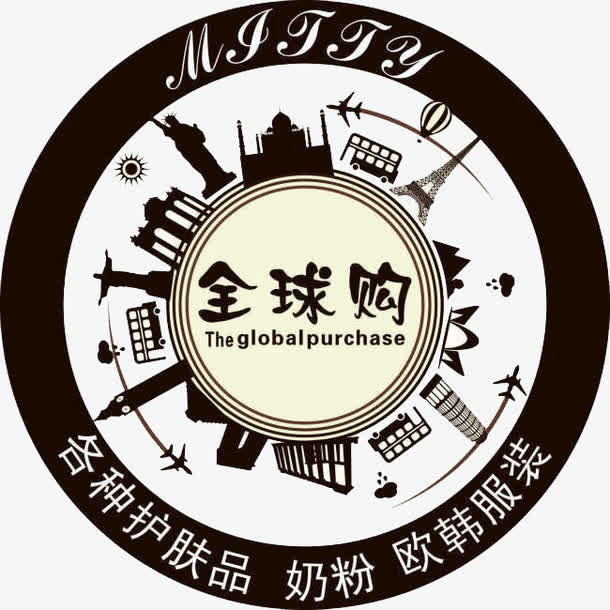 代购圆形吸塑灯箱免抠