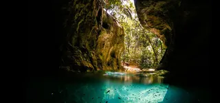 山洞海报背景高清