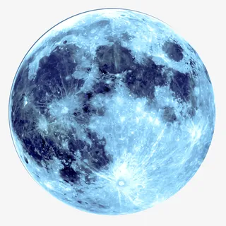 蓝色月亮免费下载免抠
