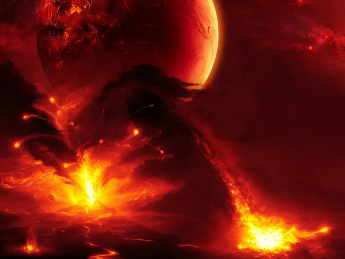 星球爆炸背景高清