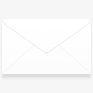白色卡通信封免抠