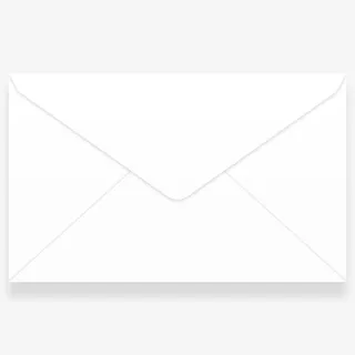 白色卡通信封免抠