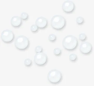 黑色气泡水珠漂浮免抠